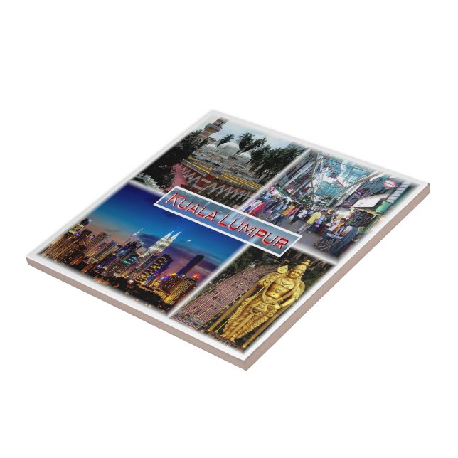 Azulejo De Cerâmica Mesquita de Petaling Street KUALA LUMPUR Jamek, (Lateral)