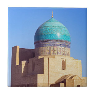 Azulejo De Cerâmica Mesquita Kalyan - Bukhara, Usbequistão, Ásia Centr