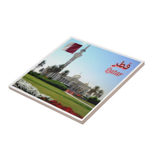 Azulejo De Cerâmica Mesquita zQA005 no QATAR, Ásia,