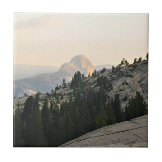 Azulejo De Cerâmica Metade Dome de Olmstead Point, Yosemite, CA (Frente)