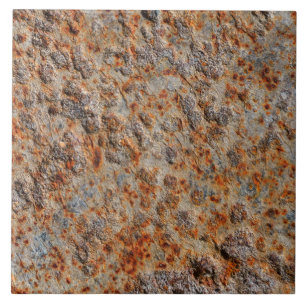 Azulejo De Cerâmica Metal Corrodido Natural Fotográfico