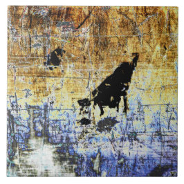 Azulejo De Cerâmica Metal Corrugado Rústico