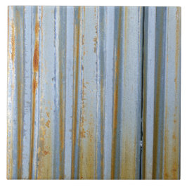 Azulejo De Cerâmica Metal Corrugado Rústico