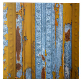 Azulejo De Cerâmica Metal Corrugado Rústico