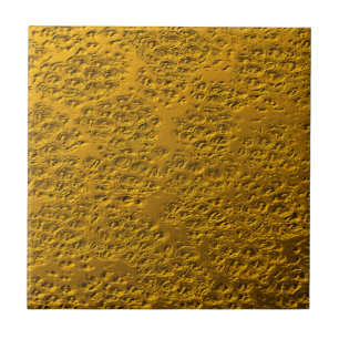 Azulejo De Cerâmica Metal danificado do ouro