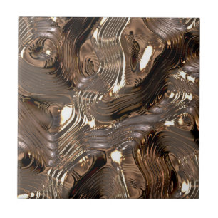 Azulejo De Cerâmica Metal líquido