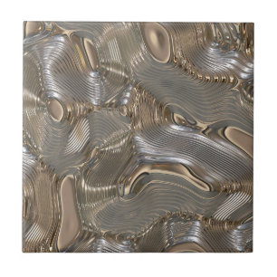 Azulejo De Cerâmica Metal líquido metálico