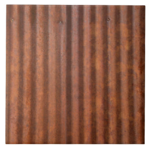 AZULEJO DE CERÂMICA  METAL OXIDADO