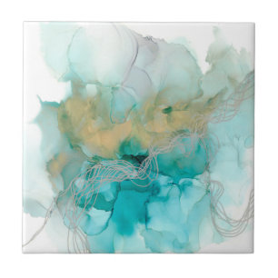 Azulejo De Cerâmica Metálicos entrelaçados