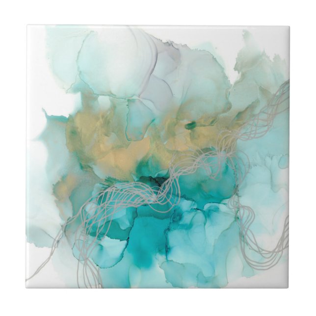 Azulejo De Cerâmica Metálicos entrelaçados (Frente)