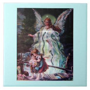 AZULEJO DE CERÂMICA MEU ANJO DE GARDIAN