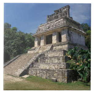 Azulejo De Cerâmica México, província de Chiapas, Palenque. Templo de