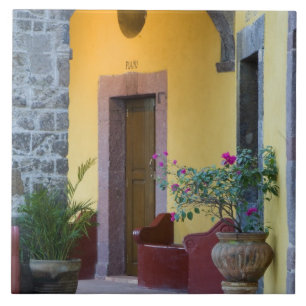 Azulejo De Cerâmica México, San Miguel de Allende, entrada de Archway
