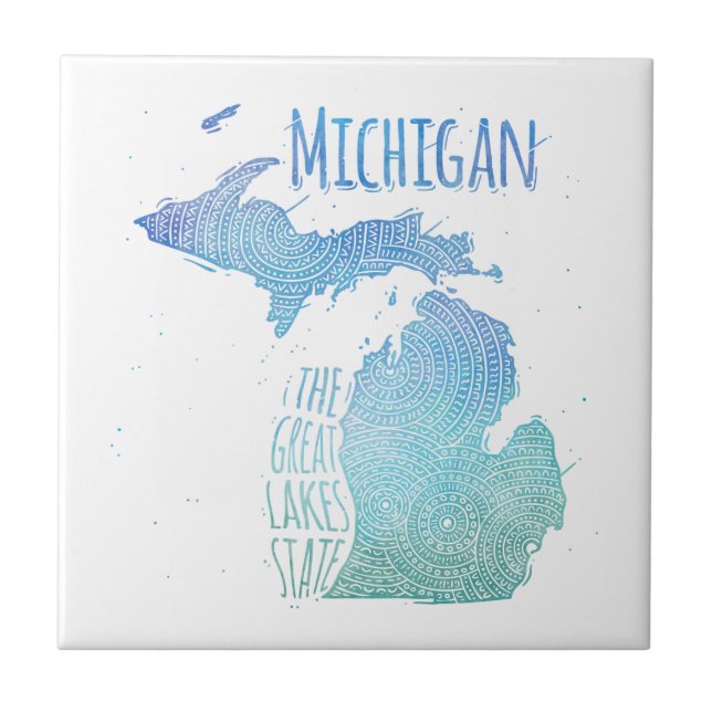 Azulejo De Cerâmica Michigan (Frente)