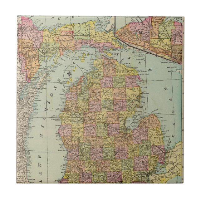 Azulejo De Cerâmica Michigan 4 (Frente)