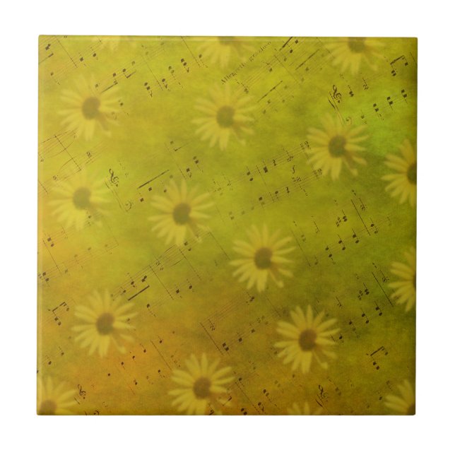 Azulejo De Cerâmica Mídia mista sunshine (Frente)