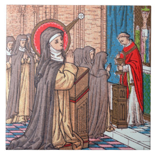 Azulejo De Cerâmica Milagre de Bl. Imelda Lambertini (VVP 010)