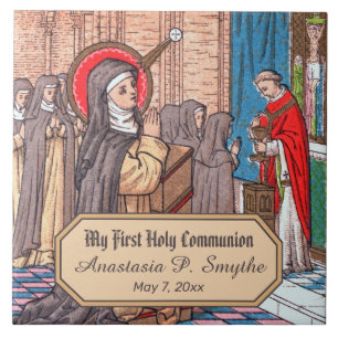 Azulejo De Cerâmica Milagre de Bl. Imelda Lambertini (VVP 010)