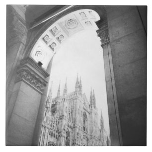 Azulejo De Cerâmica Milão Itália, Galeria Vista do Duomo
