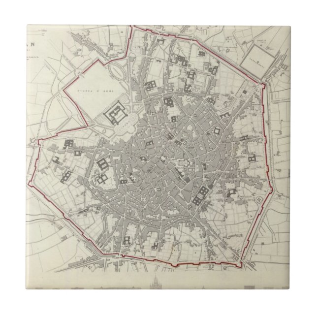 Azulejo De Cerâmica Milão Milão (Frente)