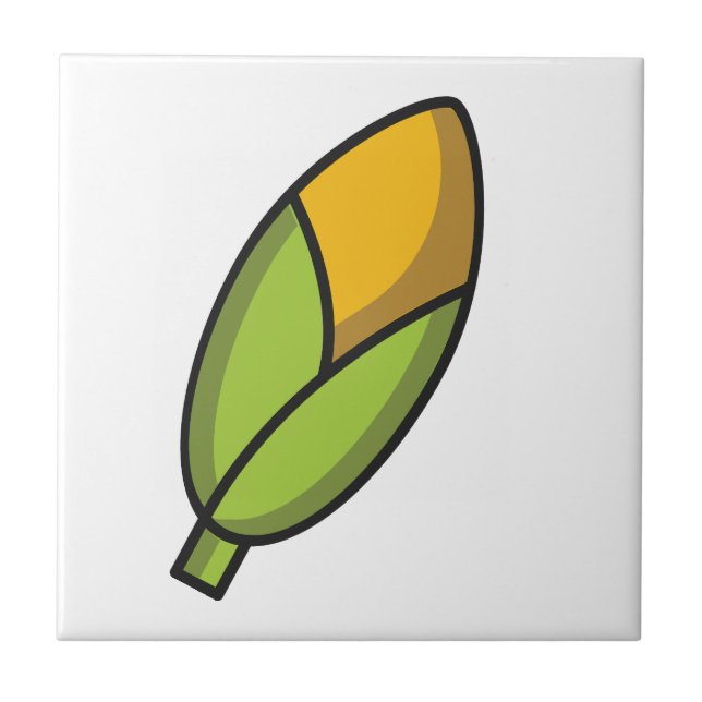 Azulejo De Cerâmica Milho de legumes de cozinha (Frente)