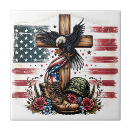 Azulejo De Cerâmica Militar Cristã