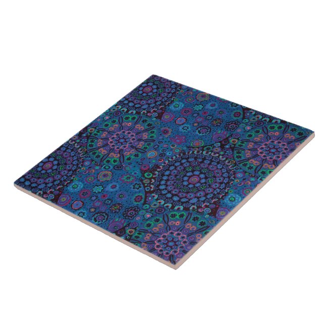 Azulejo De Cerâmica Millefiori (Lateral)