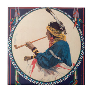 Azulejo De Cerâmica Miller Bros. 101 Ranch, Poster de Circo Oeste Selv