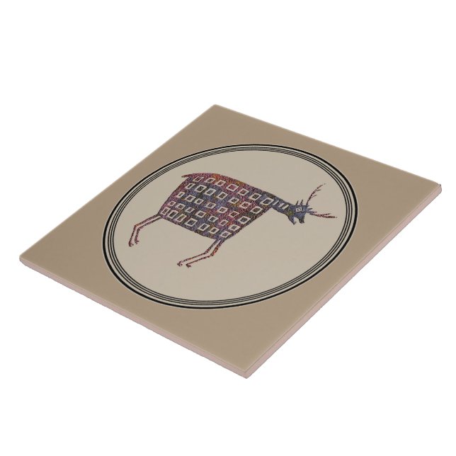 Azulejo De Cerâmica Mimbres Pottery Design (Lateral)