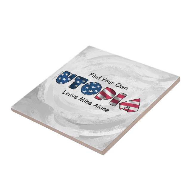 Azulejo De Cerâmica Minha Utopia (Lateral)