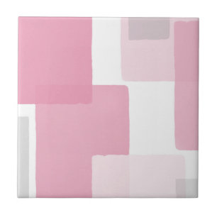 Azulejo De Cerâmica Minialista Moderno das Cinzas Rosa