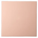 Azulejo De Cerâmica Minimalista de Cor Sólida Pessel Laranja Pastel<br><div class="desc">Adorável cor de damasco de pêssego laranja leve e primavera pastel. Simples e moderna estética de estilo chic pastel em delicada cor roxa sólida. Decoração residencial da laranja pastel,  decor estético da laranja pastel,  cozinha laranja pastel,  cor laranja pastel. Azulejo de cerâmica de laranja pastel.</div>