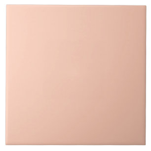 Azulejo De Cerâmica Minimalista de Cor Sólida Pessel Laranja Pastel