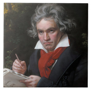Azulejo De Cerâmica Missa Solemnis: Ludwig Beethoven Música Clássica