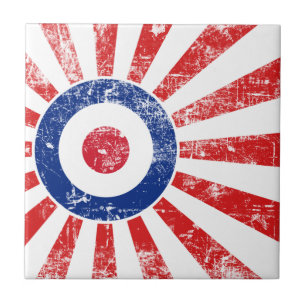 Azulejo De Cerâmica Mod Target Mods Sunburst Target Roundel
