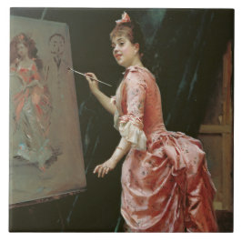 Azulejo De Cerâmica Model Fazer Mishead (por Raimundo de Madrazo)
