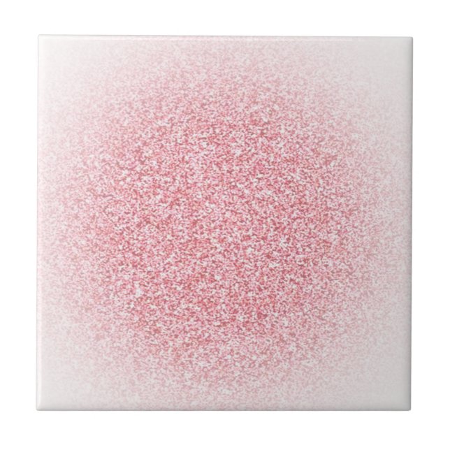 Azulejo De Cerâmica Modelo de Imagem Alterável Rosa Personalizado Dour (Frente)