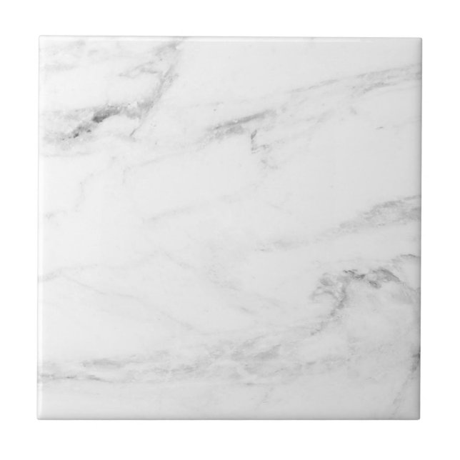 Azulejo De Cerâmica Modelo de mármore branco clássico Elegante profiss (Frente)