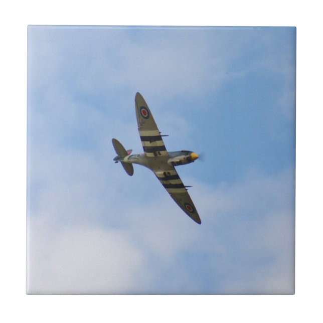 Azulejo De Cerâmica Modelo do Spitfire MK IX MK923 (Frente)