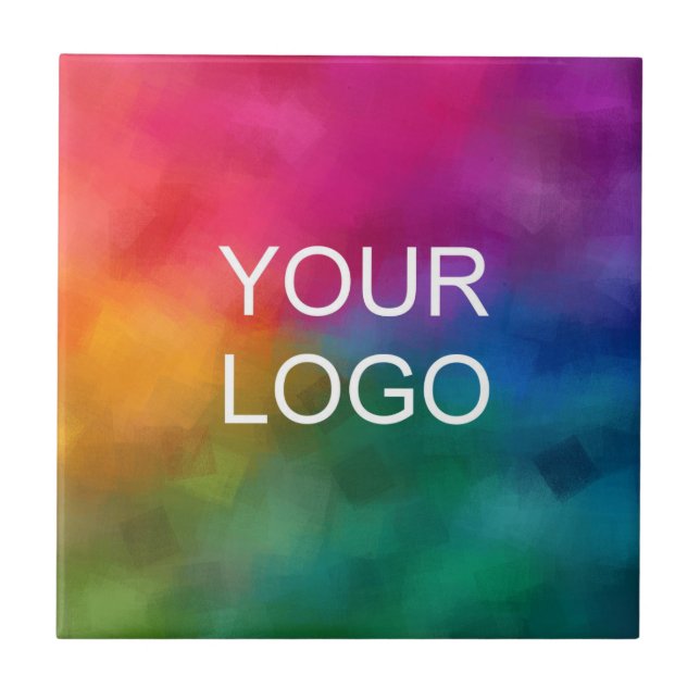 Azulejo De Cerâmica Modelo Elegante Personalizado Carregue Seu Próprio (Frente)