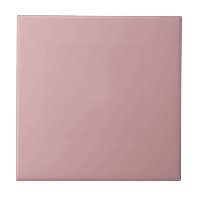 Azulejo De Cerâmica Modern Dusty Rosa | Office Home Decor Winter (Frente)