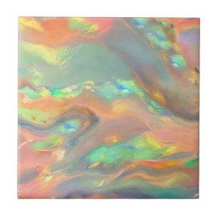Azulejo De Cerâmica Moderno belo colorido opala holográfico falso