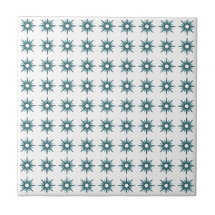 Azulejo De Cerâmica Moderno de Meados do Século Pequeno Padrão de Estr