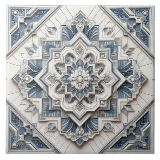 Azulejo De Cerâmica Moderno Elegante Deco Círculo de Arte Linhas Todos