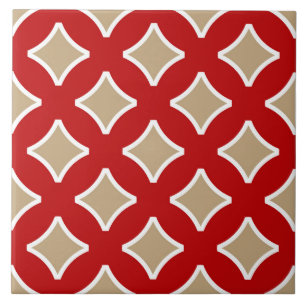 Azulejo De Cerâmica Moderno, forma de diamante, padrão elegante