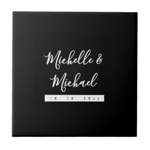 Azulejo De Cerâmica Moderno profissional negro minimalista