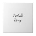 Azulejo De Cerâmica Moderno profissional Simples Planeje Seu Nome<br><div class="desc">Uma abordagem simples e minimalista para aqueles que procuram uma design profissional.</div>