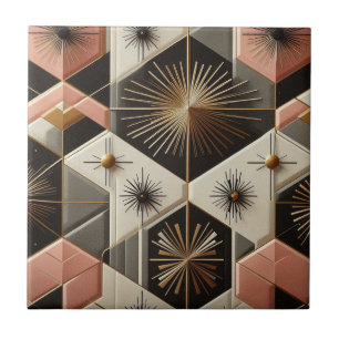 Azulejo De Cerâmica Moderno Retro de Meados do Século