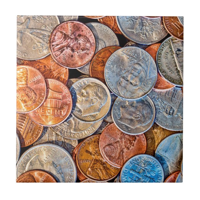 Azulejo De Cerâmica Moeda Codificada (Frente)