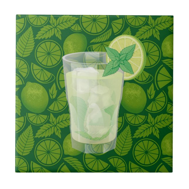 Azulejo De Cerâmica Mojito (Frente)